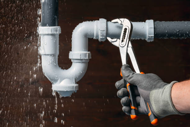 Professional Sewer Line Repair technician working in Tilghman, MD